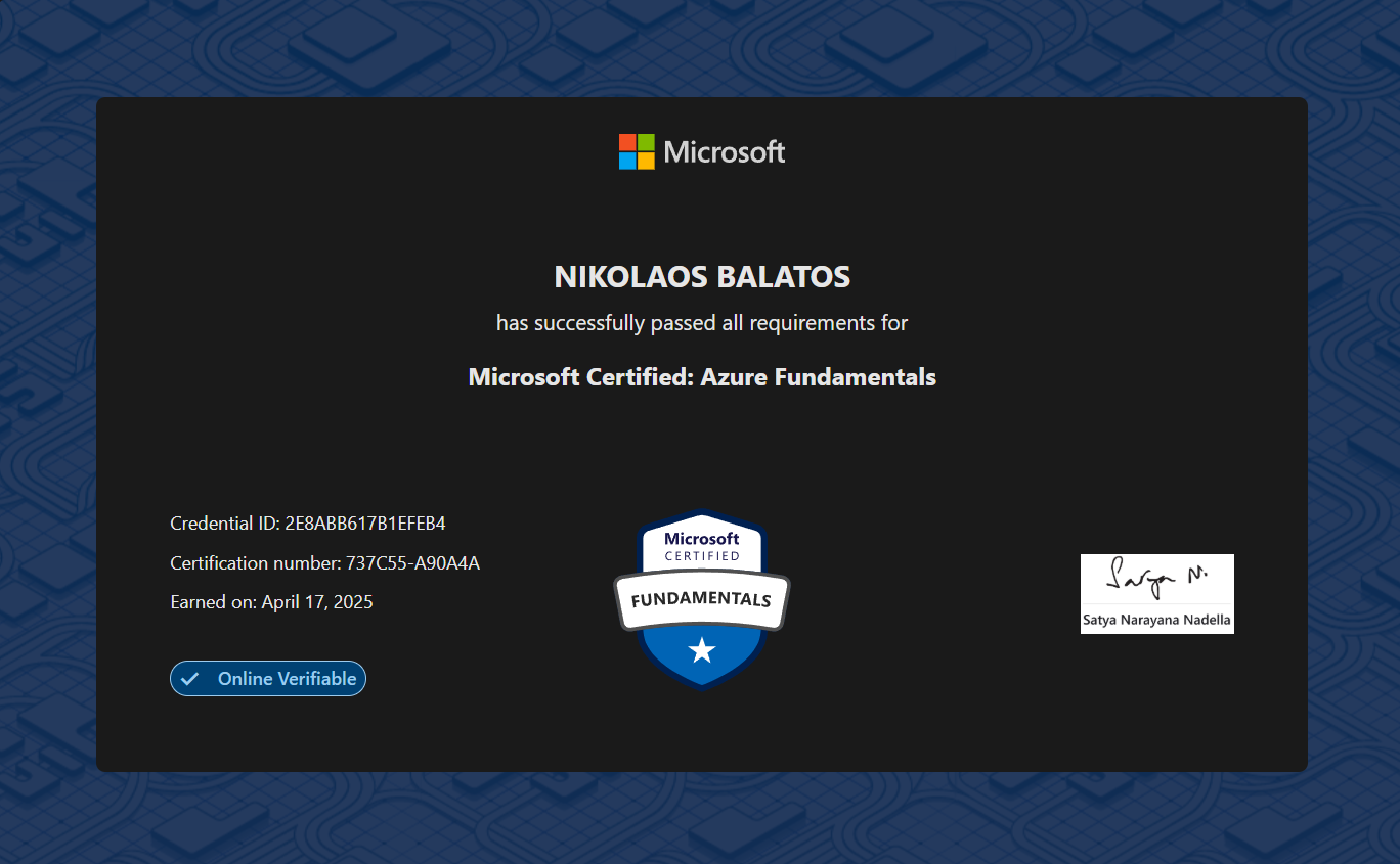 Certification 5